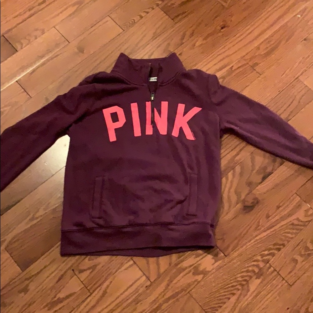 PINK Burgundy Sweatshirt